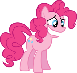 Size: 6507x6228 | Tagged: safe, artist:freak0uo, pinkie pie, g4, .svg available, absurd resolution, bad poker face, poker face, simple background, solo, transparent background, vector