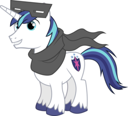 Size: 6632x6000 | Tagged: safe, artist:chalcedonian, shining armor, pony, g4, my little pony: friendship is magic, the crystal empire, .svg available, absurd resolution, clothes, male, mask, scarf, simple background, snow goggles, solo, transparent background, vector