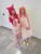 Size: 3240x4320 | Tagged: safe, artist:mirene95, fluttershy, pinkie pie, human, g4, clothes, converse, cosplay, dress, irl, irl human, legs, photo, shorts, sleeveless, sleeveless dress