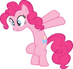 Size: 6936x6572 | Tagged: safe, artist:freak0uo, pinkie pie, g4, .svg available, absurd resolution, simple background, solo, transparent background, vector
