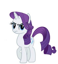 Size: 700x767 | Tagged: safe, artist:kuren247, rarity, pony, unicorn, g4, annoyed, female, mare, simple background, solo, transparent background, vector