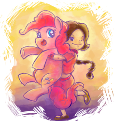 Size: 900x946 | Tagged: safe, artist:kounyoukai, pinkie pie, g4, avatar the last airbender, crossover, ty lee