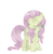 Size: 6000x6143 | Tagged: safe, artist:sairoch, fluttershy, pegasus, pony, g4, absurd resolution, crystallized, eyes closed, female, flower, flower in hair, simple background, solo, transparent background, vector