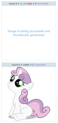 Size: 268x567 | Tagged: safe, sweetie belle, g4, exploitable meme, juxtaposition, juxtaposition win