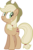 Size: 2500x3796 | Tagged: safe, artist:felix-kot, applejack, earth pony, pony, g4, female, liar face, liarjack, mare, nose wrinkle, scrunchy face, simple background, solo, transparent background, vector