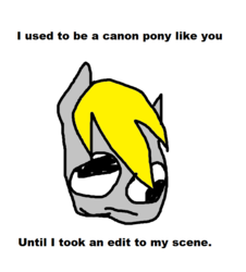 Size: 712x789 | Tagged: safe, derpy hooves, pegasus, pony, g4, arrow in the knee (meme), derpygate, female, image macro, mare, meme