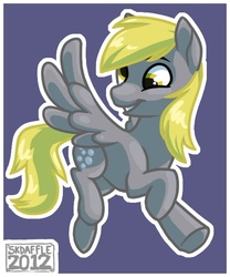 Size: 531x637 | Tagged: safe, artist:skdaffle, derpy hooves, pegasus, pony, g4, female, happy, mare, smiling