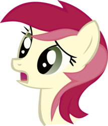 Size: 1155x1344 | Tagged: safe, artist:recu153, roseluck, earth pony, pony, g4, bust, female, show accurate, simple background, solo, transparent background, vector