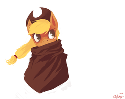 Size: 2256x1784 | Tagged: safe, artist:hawtkoffee, applejack, earth pony, pony, g4, female, solo