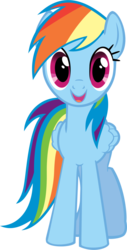 Size: 638x1252 | Tagged: safe, rainbow dash, g4, looking at you, simple background, transparent background, vector