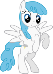 Size: 4001x5599 | Tagged: safe, artist:m99moron, lightning bolt, white lightning, pegasus, pony, g4, absurd resolution, background pony, female, mare, rearing, simple background, solo, spread wings, transparent background, vector, wings