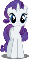 Size: 1944x3910 | Tagged: safe, artist:felix-kot, rarity, pony, unicorn, g4, confused, female, mare, simple background, solo, transparent background, vector