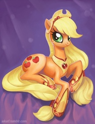 Size: 441x576 | Tagged: dead source, source needed, safe, artist:sugar song, applejack, g4