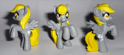 Size: 800x359 | Tagged: safe, artist:noneko, derpy hooves, pegasus, pony, g4, customized toy, female, irl, mare, photo, toy