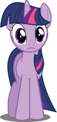 Size: 1819x3879 | Tagged: safe, artist:felix-kot, twilight sparkle, pony, unicorn, a dog and pony show, g4, confused, female, mare, simple background, solo, transparent background, unicorn twilight, vector