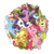 Size: 1400x1400 | Tagged: source needed, safe, artist:hitoto, applejack, fluttershy, lightning bolt, pinkie pie, rainbow dash, rarity, spike, twilight sparkle, white lightning, bird, butterfly, g4, apple, apple tree, balloon, bits, book, cake, cloud, confetti, cupcake, cute, cute six, dashabetes, diapinkes, eyes closed, eyeshadow, flower, food, freckles, gem, gemstones, green apple, happy, jackabetes, jewelry, licking, licking lips, makeup, mane seven, mane six, noisemaker, open mouth, party popper, pastries, pastry, picket fence, pile, pixiv, quill pen, rainbow, raribetes, raspberry, shyabetes, smiling, sparkles, spikabetes, strawberry, streamer, taking notes, that pony sure does love animals, that pony sure does love apples, that pony sure does love books, that pony sure does love clouds, that pony sure does love gems, that pony sure does love parties, tiara, tongue out, tree, twiabetes, wagon wheel