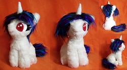 Size: 904x500 | Tagged: safe, artist:voodoo-tiki, dj pon-3, vinyl scratch, g4, irl, photo, plushie, toy