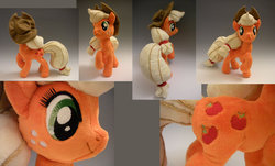 Size: 900x542 | Tagged: safe, artist:whittykitty, applejack, g4, irl, photo, plushie, toy