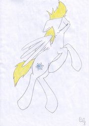 Size: 900x1273 | Tagged: safe, artist:bianka7778, oc, oc only, pegasus, pony, crying, solo