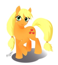 Size: 896x995 | Tagged: safe, artist:darksteellycaon, applejack, earth pony, pony, g4, female, solo