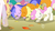 Size: 1920x1080 | Tagged: safe, screencap, carrot top, dizzy twister, golden harvest, orange swirl, princess celestia, sea swirl, seafoam, spring melody, sprinkle medley, twinkleshine, alicorn, earth pony, pegasus, pony, unicorn, fall weather friends, g4, my little pony: friendship is magic, background pony, bowing, eyes closed, female, hub logo, hubble, leaves, mare, the hub