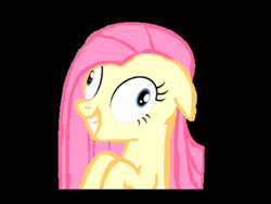 Size: 480x360 | Tagged: safe, fluttershy, pony, g4, insanity