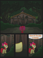 Size: 760x1020 | Tagged: safe, artist:template93, apple bloom, comic:story of the blanks (template93), story of the blanks, g4, comic