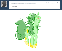 Size: 660x542 | Tagged: safe, artist:ask-the-fantasy-ponies, ask, final fantasy, final fantasy iv, ponified, rydia, tumblr