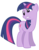 Size: 3000x3882 | Tagged: safe, artist:punchingshark, twilight sparkle, pony, unicorn, g4, confused, female, puzzled, simple background, solo, transparent background, unicorn twilight, vector