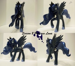 Size: 2999x2625 | Tagged: safe, artist:shearx, princess luna, pony, g4, customized toy, irl, photo, solo, toy