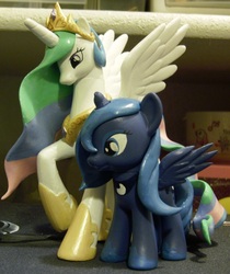 Size: 2100x2500 | Tagged: safe, artist:shearx, princess celestia, princess luna, pony, g4, brushable, customized toy, irl, photo, toy