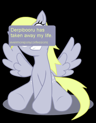 Size: 468x600 | Tagged: safe, derpy hooves, derpibooru, g4, meta, pony confession, text