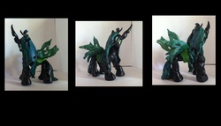 Size: 6300x3600 | Tagged: safe, artist:xx2wolffeather1xx, queen chrysalis, g4, photo