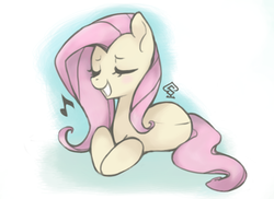 Size: 750x545 | Tagged: safe, artist:soulspade, fluttershy, posey, earth pony, pony, g1, g4, g1 to g4, generation leap