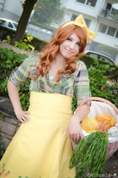 Size: 427x640 | Tagged: safe, artist:emulux, carrot top, golden harvest, human, g4, cosplay, irl, irl human, photo, solo