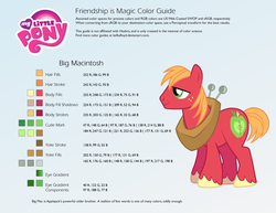 Size: 2200x1700 | Tagged: safe, artist:kefkafloyd, big macintosh, earth pony, pony, g4, male, reference sheet, stallion