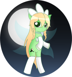 Size: 647x685 | Tagged: safe, artist:2kaze, pony, bipedal, clothes, crossover, leafa, ponified, sao, simple background, socks, solo, sword art online, transparent background