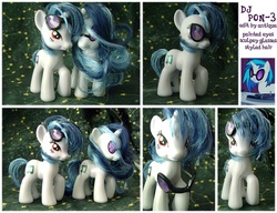 Size: 960x739 | Tagged: safe, artist:agnusdei, dj pon-3, vinyl scratch, pony, g4, brushable, customized toy, irl, photo, toy