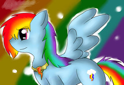 Size: 900x619 | Tagged: safe, artist:michelle12344, rainbow dash, pony, g4