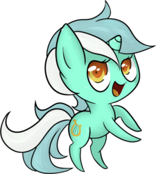 Size: 900x1002 | Tagged: safe, artist:miss-vani, lyra heartstrings, pony, unicorn, g4, chibi, simple background, solo, transparent background