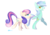 Size: 3937x2755 | Tagged: safe, artist:affanita, bon bon, lyra heartstrings, sweetie drops, earth pony, pony, unicorn, g4, bipedal, bon bon is not amused, duo, female, mare, simple background, transparent background, unamused, walking