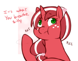 Size: 1200x934 | Tagged: safe, artist:redintravenous, oc, oc only, oc:red ribbon, pony, unicorn, chubby cheeks, female, mare