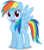 Size: 6500x7350 | Tagged: safe, artist:mrlolcats17, rainbow dash, pony, g4, absurd resolution, female, janice kawaye, looking at you, mare, simple background, solo, transparent background, vector