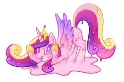 Size: 1200x800 | Tagged: safe, artist:reuniclus, princess cadance, goo pony, original species, g4, female, solo