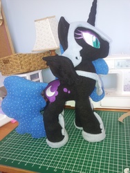 Size: 2448x3264 | Tagged: safe, artist:steen85, nightmare moon, pony, g4, irl, photo, plushie, solo