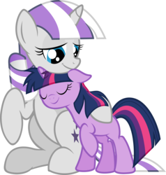 Size: 3552x3730 | Tagged: safe, artist:voaxmasterspydre, twilight sparkle, twilight velvet, pony, unicorn, g4, child, daughter, female, filly, filly twilight sparkle, mama velvet, mare, mother, mother and child, mother and daughter, simple background, transparent background, unicorn twilight, vector, younger