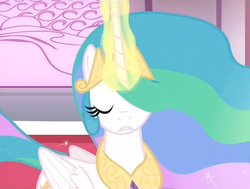 Size: 1014x768 | Tagged: safe, screencap, princess celestia, alicorn, pony, g4, my little pony: friendship is magic, the crystal empire, cropped, female, solo