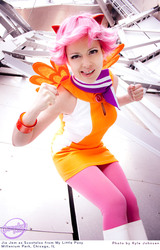 Size: 667x1040 | Tagged: safe, artist:jiajem, scootaloo, human, g4, cosplay, irl, irl human, photo, solo, tights