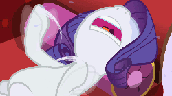 Size: 640x360 | Tagged: safe, screencap, rarity, pony, g4, lesson zero, season 2, animated, crying, fainting couch, female, flailing, loop, marshmelodrama, panic, rarity being rarity, solo, the worst possible thing