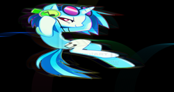 Size: 1366x720 | Tagged: safe, artist:moontoxin, dj pon-3, vinyl scratch, pony, g4, deviantart watermark, female, headphones, obtrusive watermark, solo, watermark, wrong aspect ratio